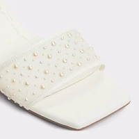 Pearlia White Women's Heeled mules | ALDO Canada