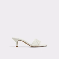 Pearlia White Women's Heeled mules | ALDO Canada