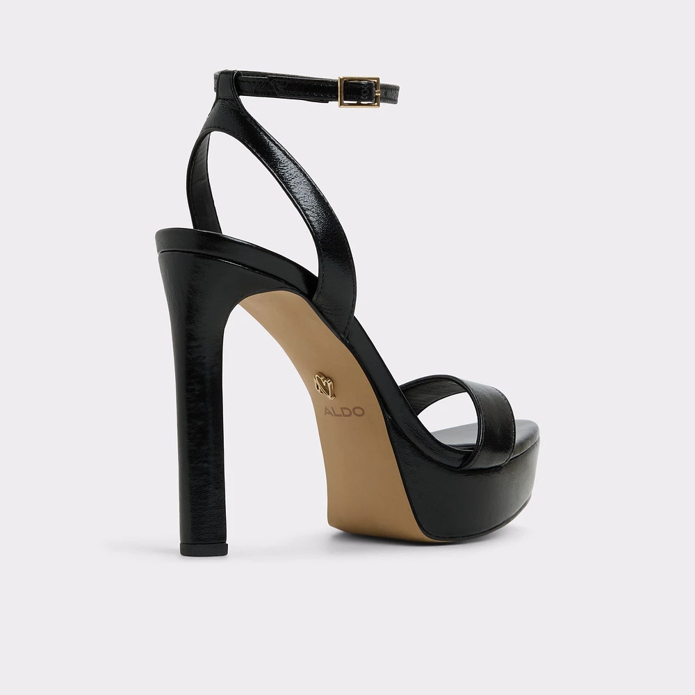 Portside Noir Femmes Sandales plateformes et compensées | ALDO Canada