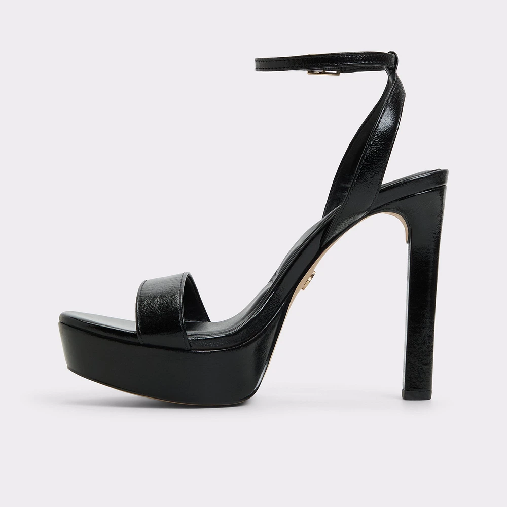 Portside Noir Femmes Sandales plateformes et compensées | ALDO Canada