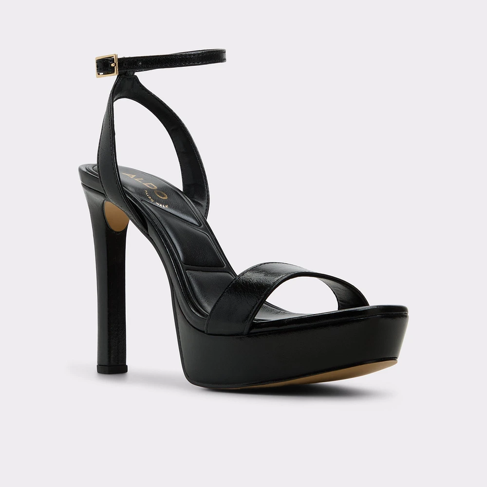 Portside Noir Femmes Sandales plateformes et compensées | ALDO Canada