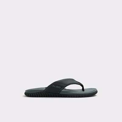 Riptide Noir Hommes Sandale tong | ALDO Canada
