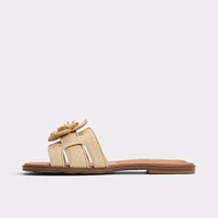 Seaflower Light Beige Women's Flat Sandals | ALDO Canada