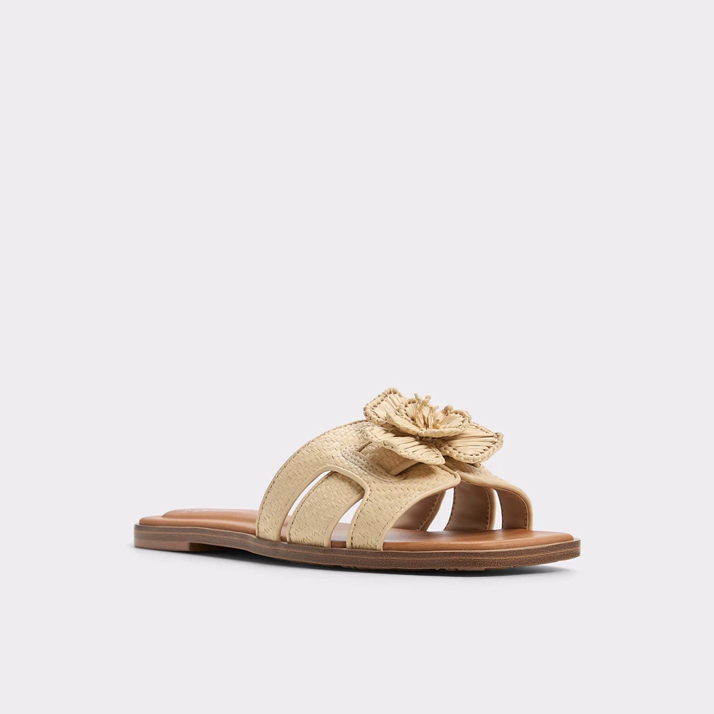 Seaflower Beige Clair Femmes Sandales à talon plat | ALDO Canada