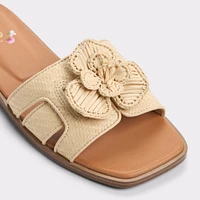 Seaflower Light Beige Women's Flat Sandals | ALDO Canada