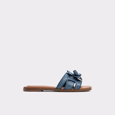 Seaflower Denim Women's Flat Sandals | ALDO Canada