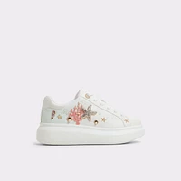 Seafoam White/Multi Women's Platform and wedge sneakers | ALDO US