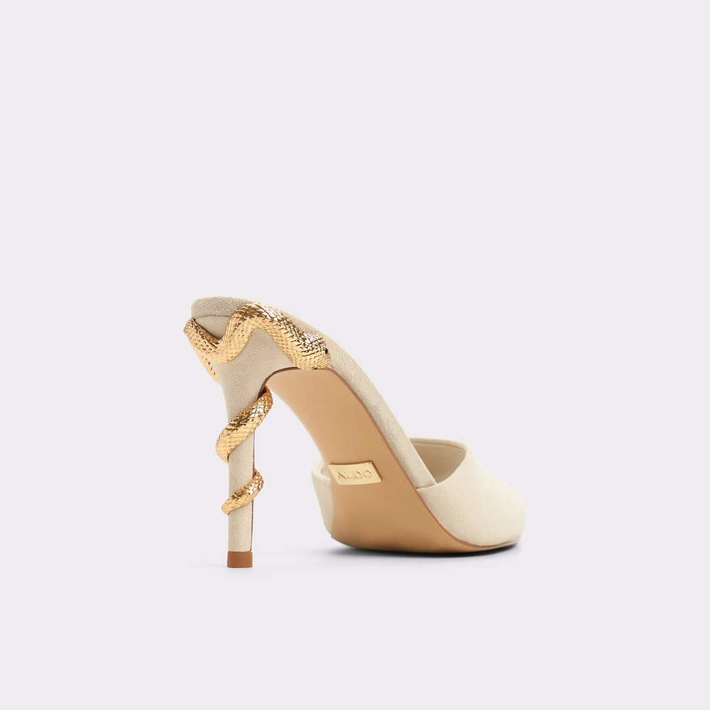Seashella Bone Women's Heeled mules | ALDO Canada