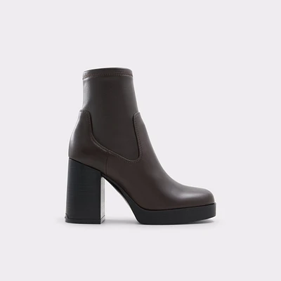 Seraphica Marron Foncé Femmes Bottillons | ALDO Canada