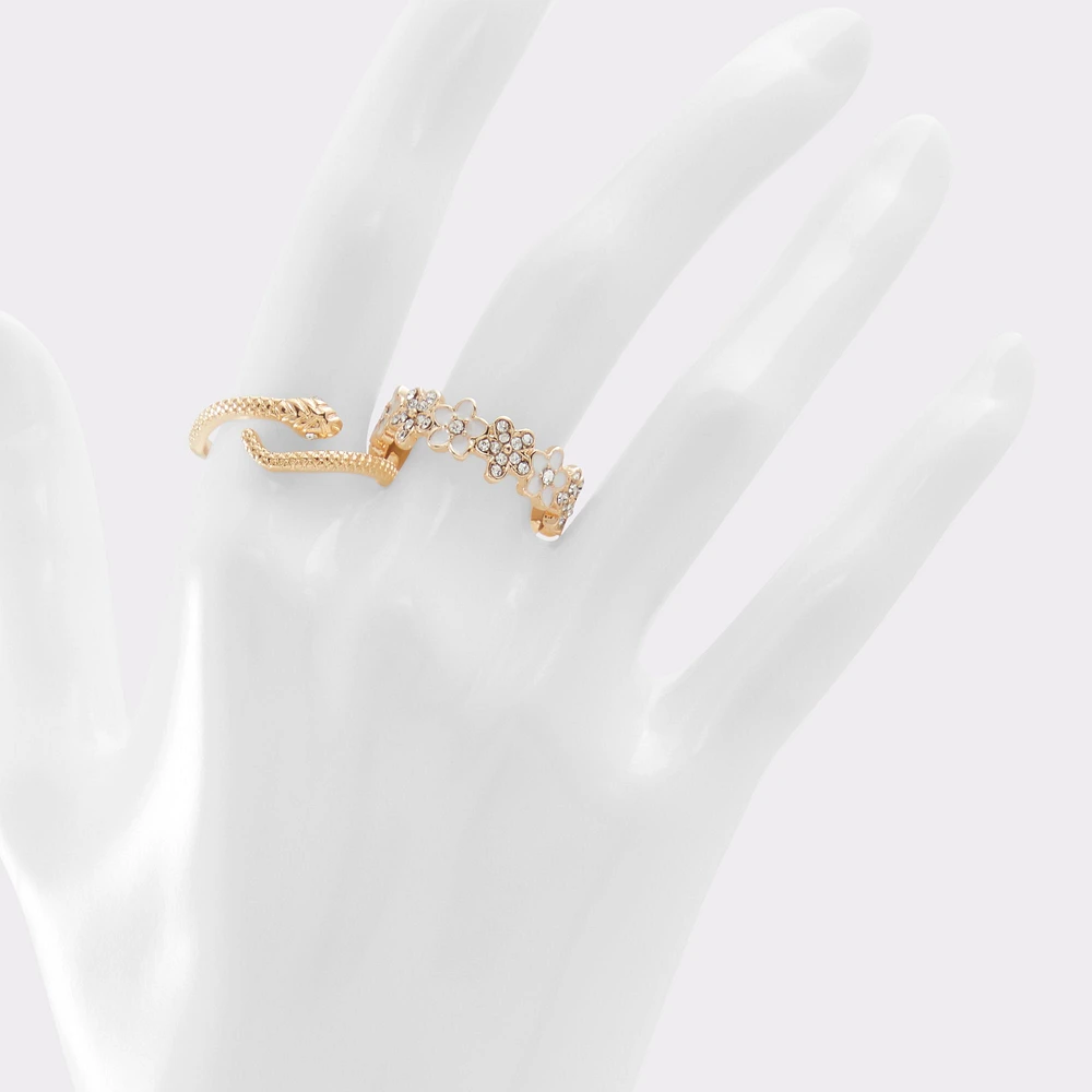 Serpentinne Gold/Clear Multi Women's Rings | ALDO US