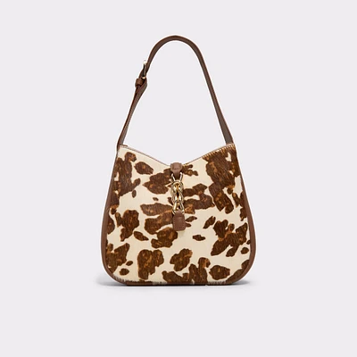 Soffiettaluxe Light Brown Leather Mixed Material Women's Animal Prints | ALDO US