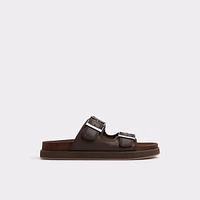 Sunnyside Dark Brown Men's Slides | ALDO US