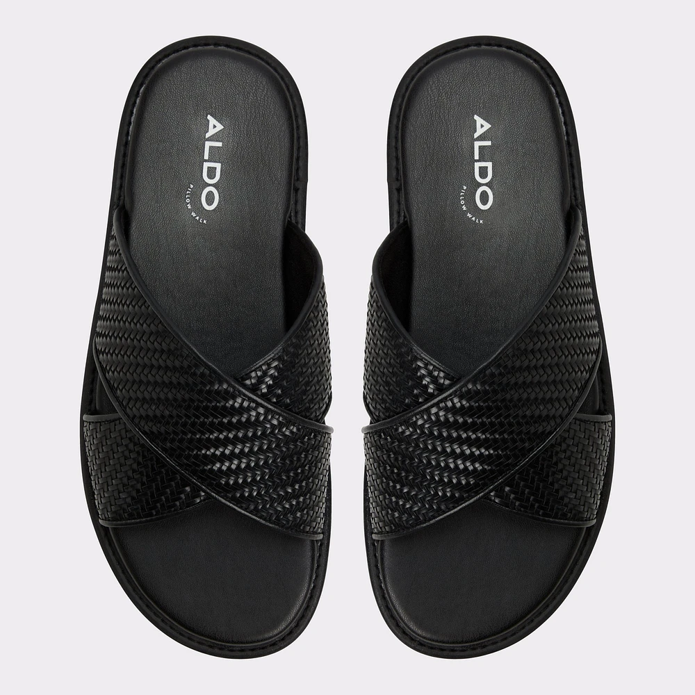 Tarik Black Men's Sandals & Slides | ALDO Canada