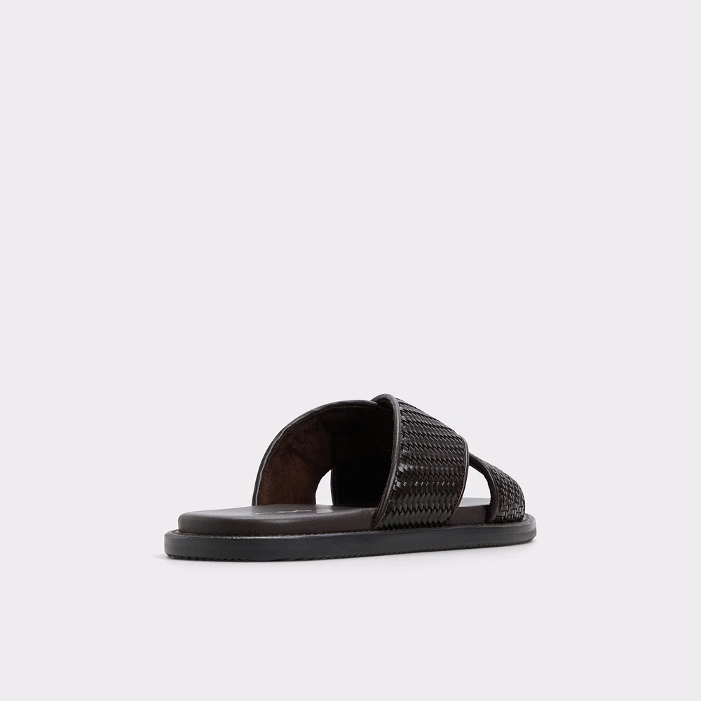 Tarik Dark Brown Men's Sandals & Slides | ALDO US