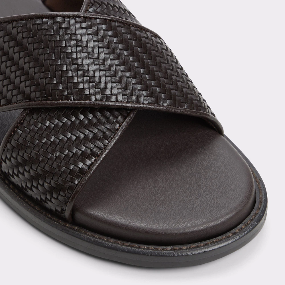 Tarik Dark Brown Men's Sandals & Slides | ALDO Canada