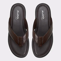 Tazzo Dark Brown Men's Flip Flops | ALDO Canada