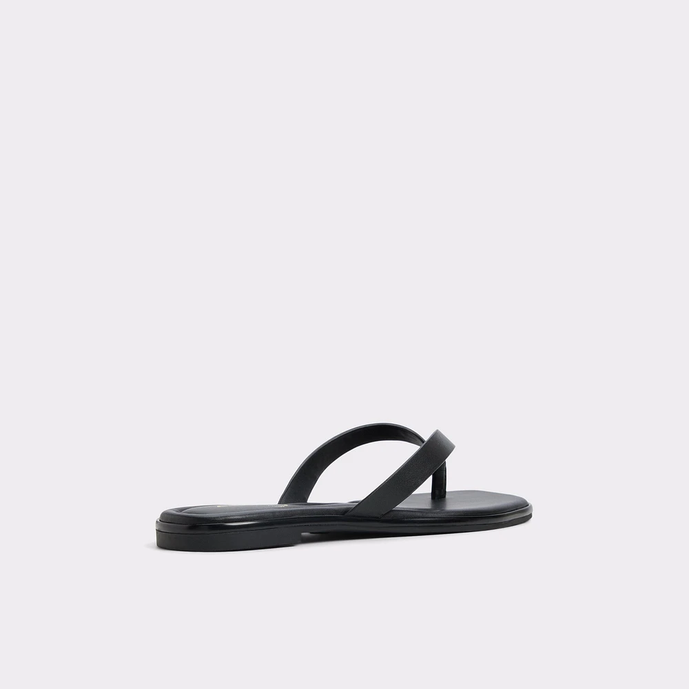 Theao Black Women's Thong Sandals | ALDO Canada