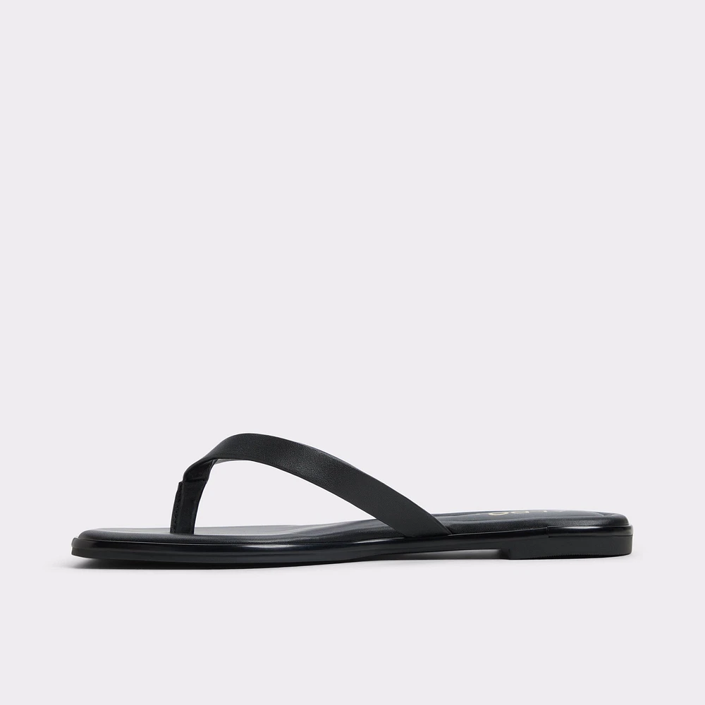 Theao Black Women's Thong Sandals | ALDO Canada