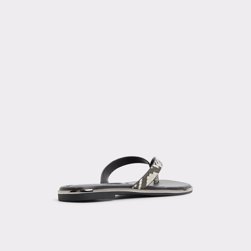 Theao Black Women's Thong Sandals | ALDO Canada