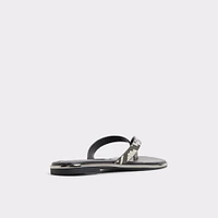 Theao Black Women's Thong Sandals | ALDO Canada