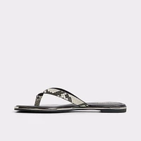 Theao Black Women's Thong Sandals | ALDO Canada