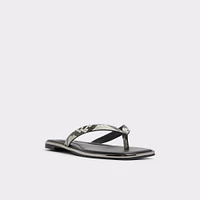 Theao Black Women's Thong Sandals | ALDO Canada