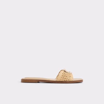 Tidella Natural Women's Flat Sandals | ALDO Canada