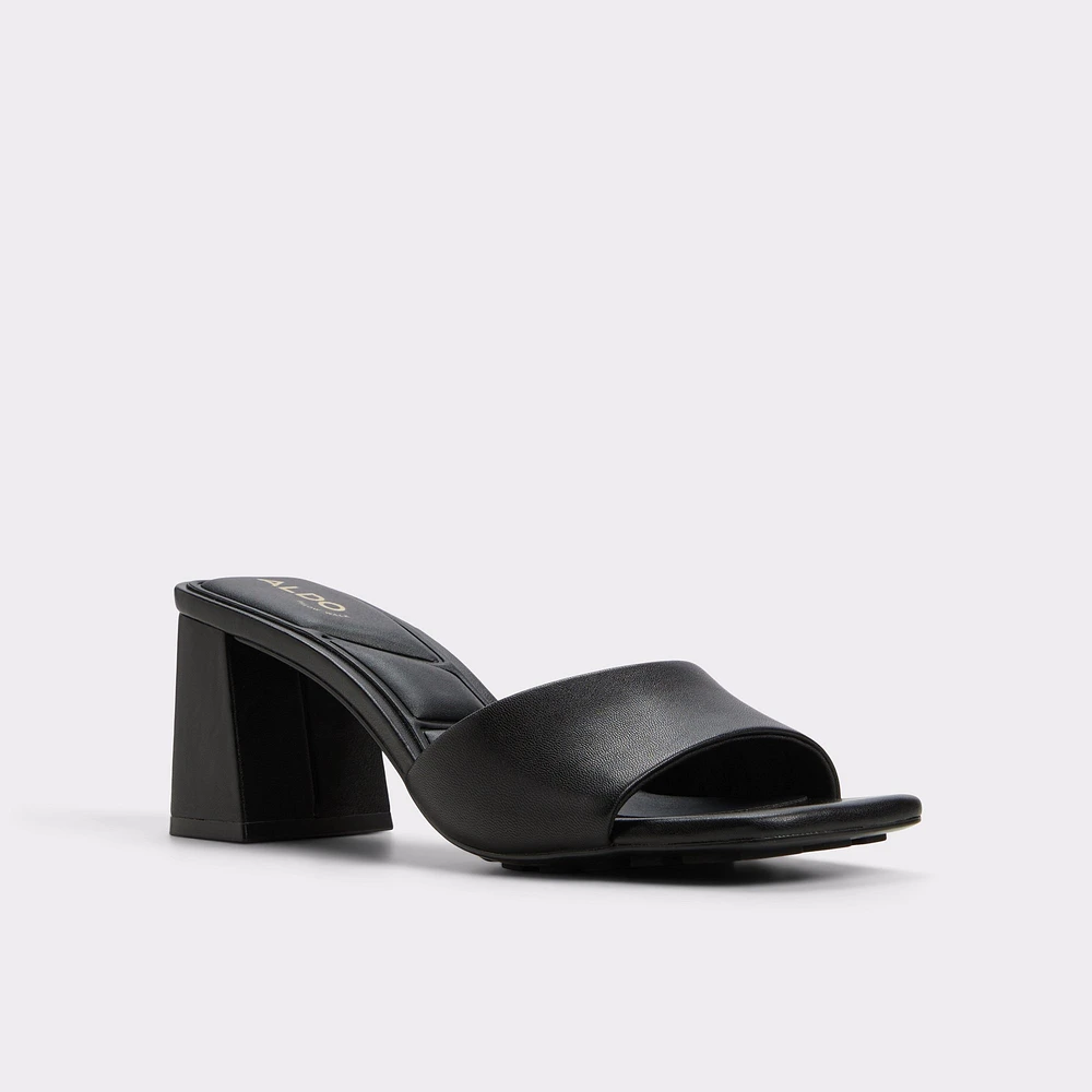 Tisha Noir Femmes Mules a talons | ALDO Canada
