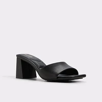 Tisha Noir Femmes Mules a talons | ALDO Canada