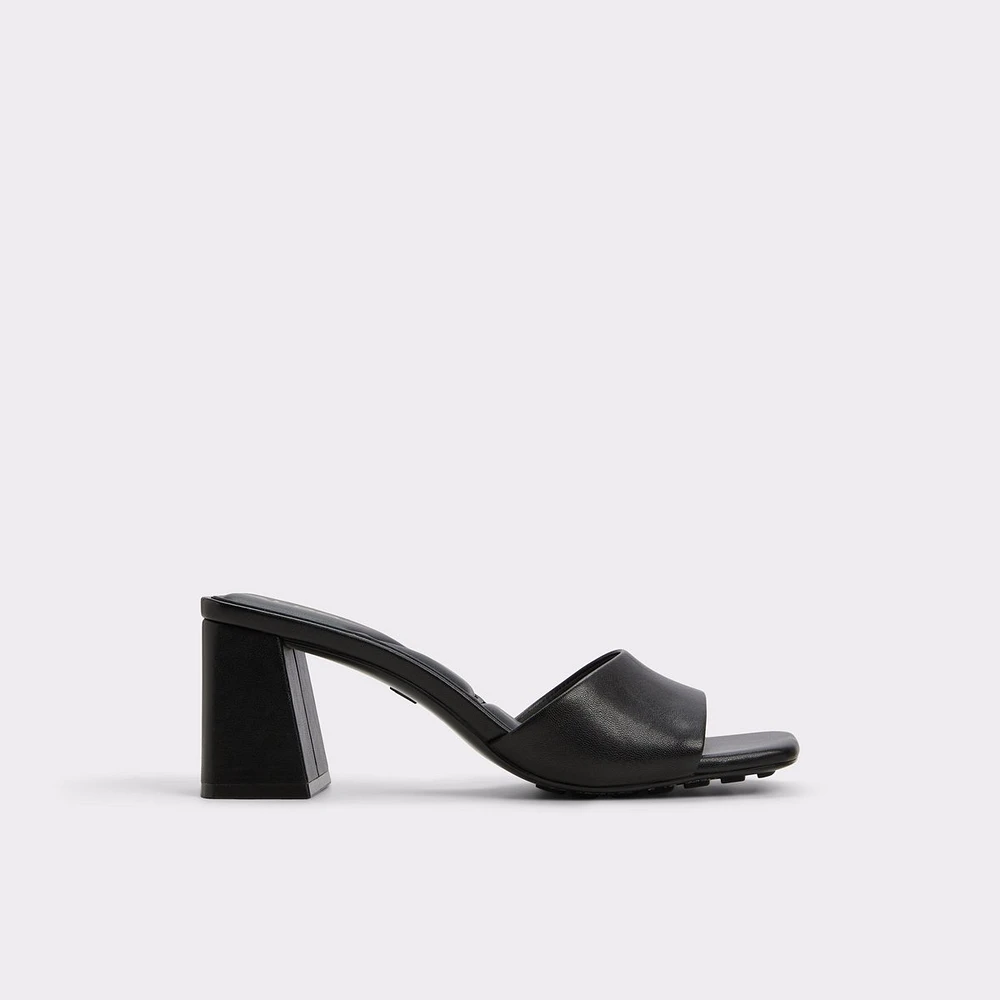 Tisha Noir Femmes Mules a talons | ALDO Canada