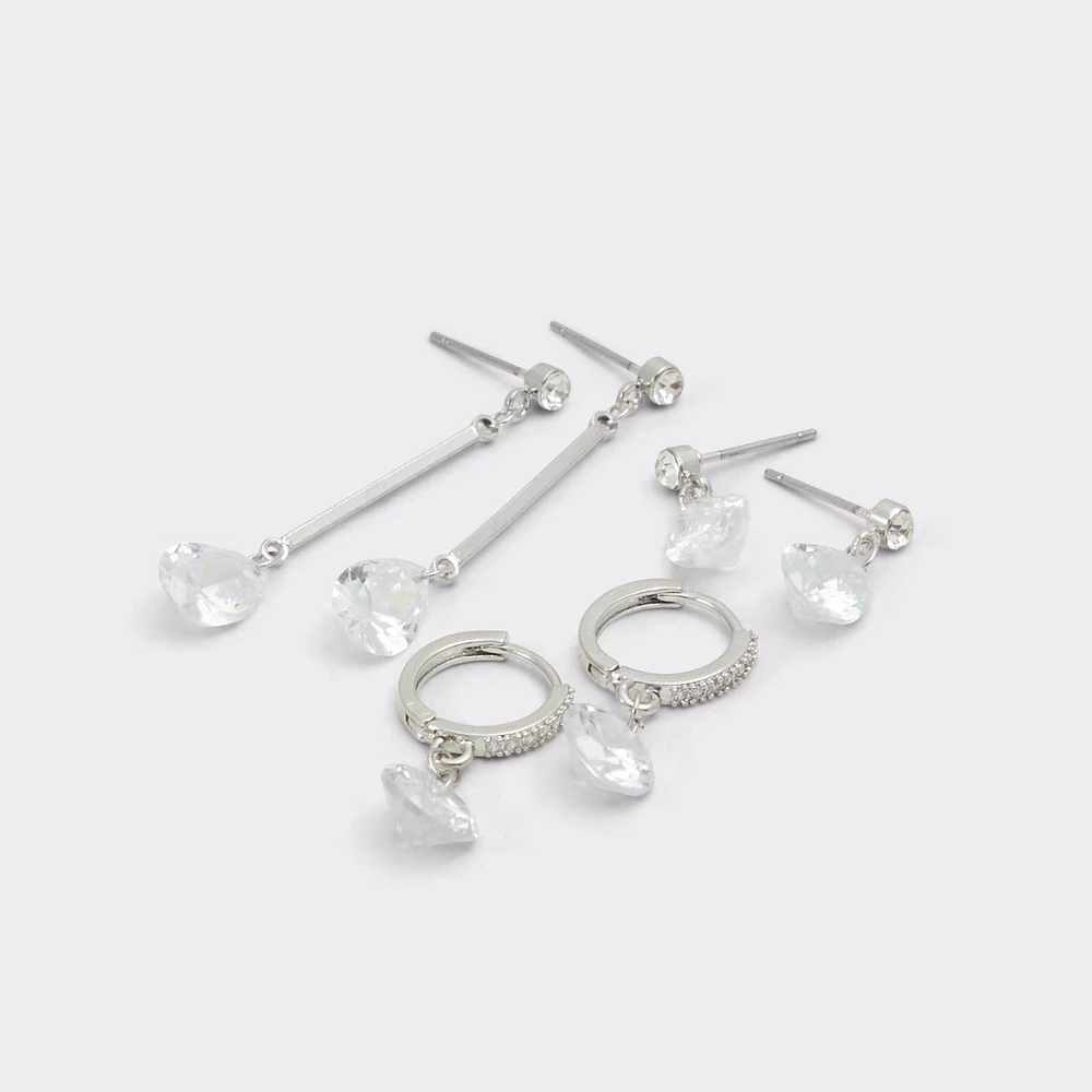 Wickney Argent/Transparent Multi Femmes Boucles d'oreilles | ALDO Canada