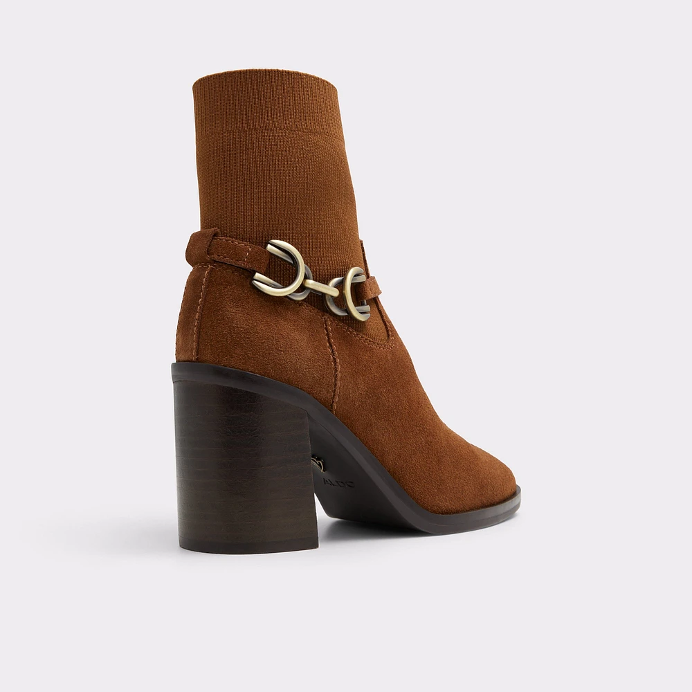 Wylaclya Marron Foncé Femmes Bottillons | ALDO Canada