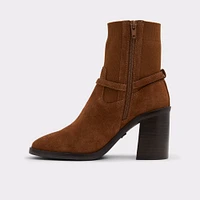 Wylaclya Marron Foncé Femmes Bottillons | ALDO Canada