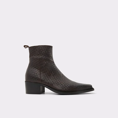 Zappa Brown Leather Woven Men's Casual boots | ALDO US