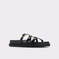 Zephyra Black Women's Footbed sandals | ALDO Canada