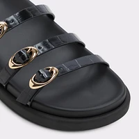 Zephyra Black Women's Footbed sandals | ALDO Canada