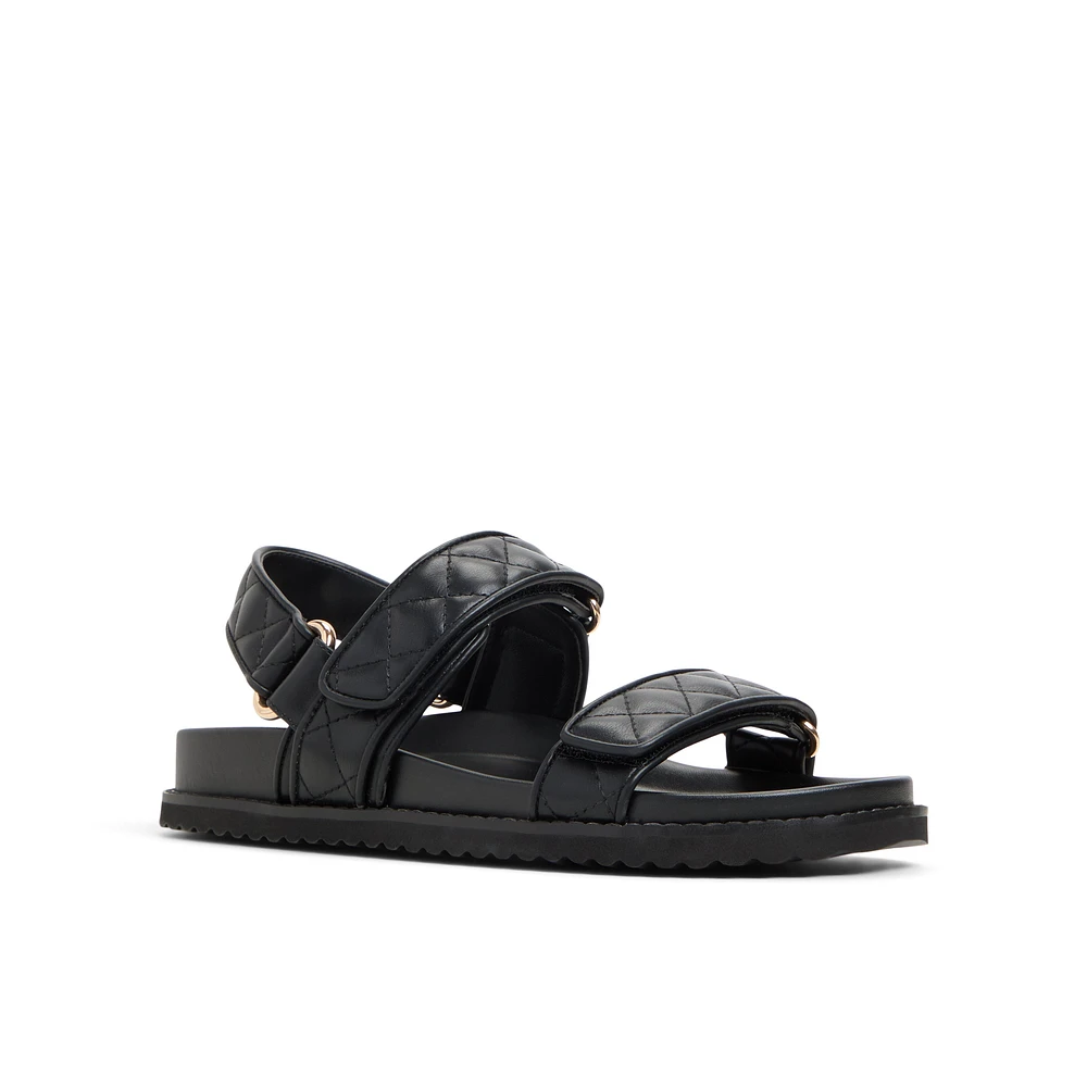 Anette Black Women's Flat Sandals