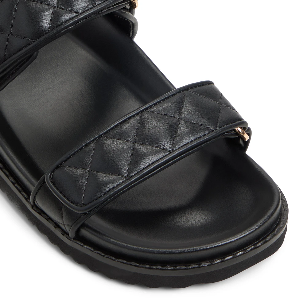 Anette Black Women's Flat Sandals