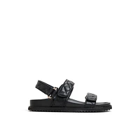 Anette Black Women's Flat Sandals