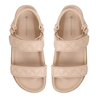 Anette Medium Beige Women's Flat Sandals