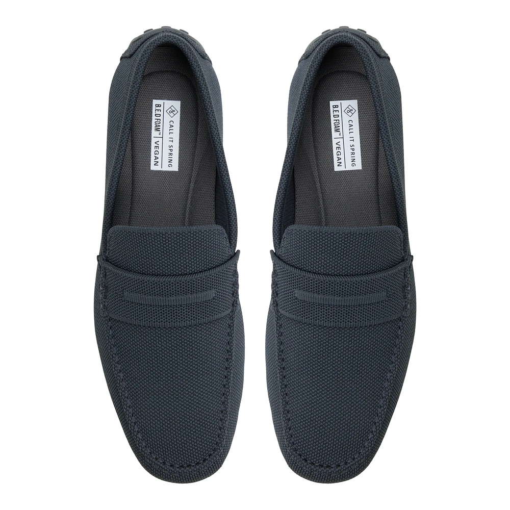 Angelis Navy Men's Loafers