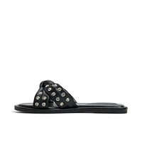 Apricot Black Overflow Women's Slides