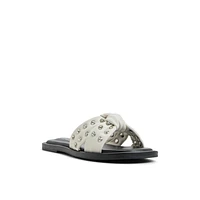 Apricot Other White Women's Slides