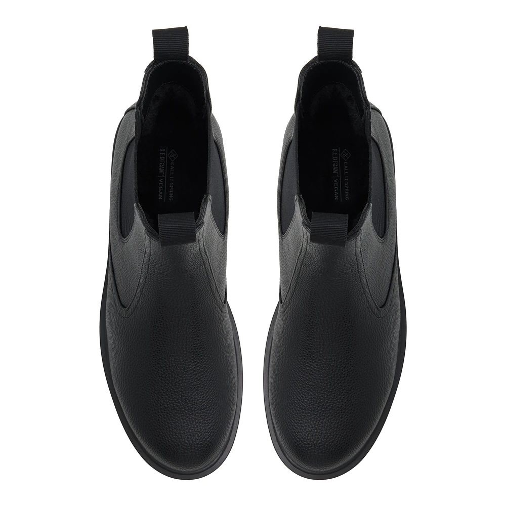 Ashtonn Noir Hommes Bottes chelsea | Boutique Spring Canada