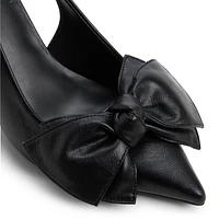 Atheena Black Women's Slingbacks