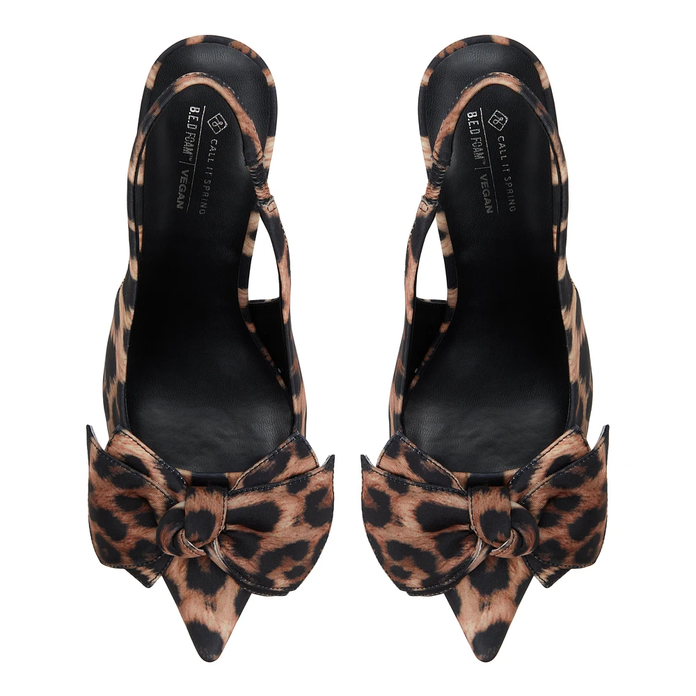 Atheena Marron Multi Femmes Chaussures sacs motif animal | Boutique Spring Canada