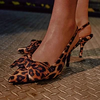 Atheena Brown Multi Women's Animal Print Shoes Bags