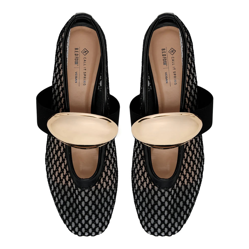 Berkely Open Black Women's Ballerinas