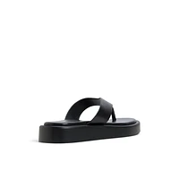Buena Black Women's Flat Sandals