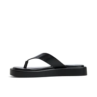 Buena Black Women's Flat Sandals